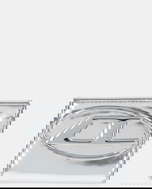 Diesel portofel de piele 1DR 1DR TRI FOLD COIN XS II culoarea argintiu, X09887.PS202