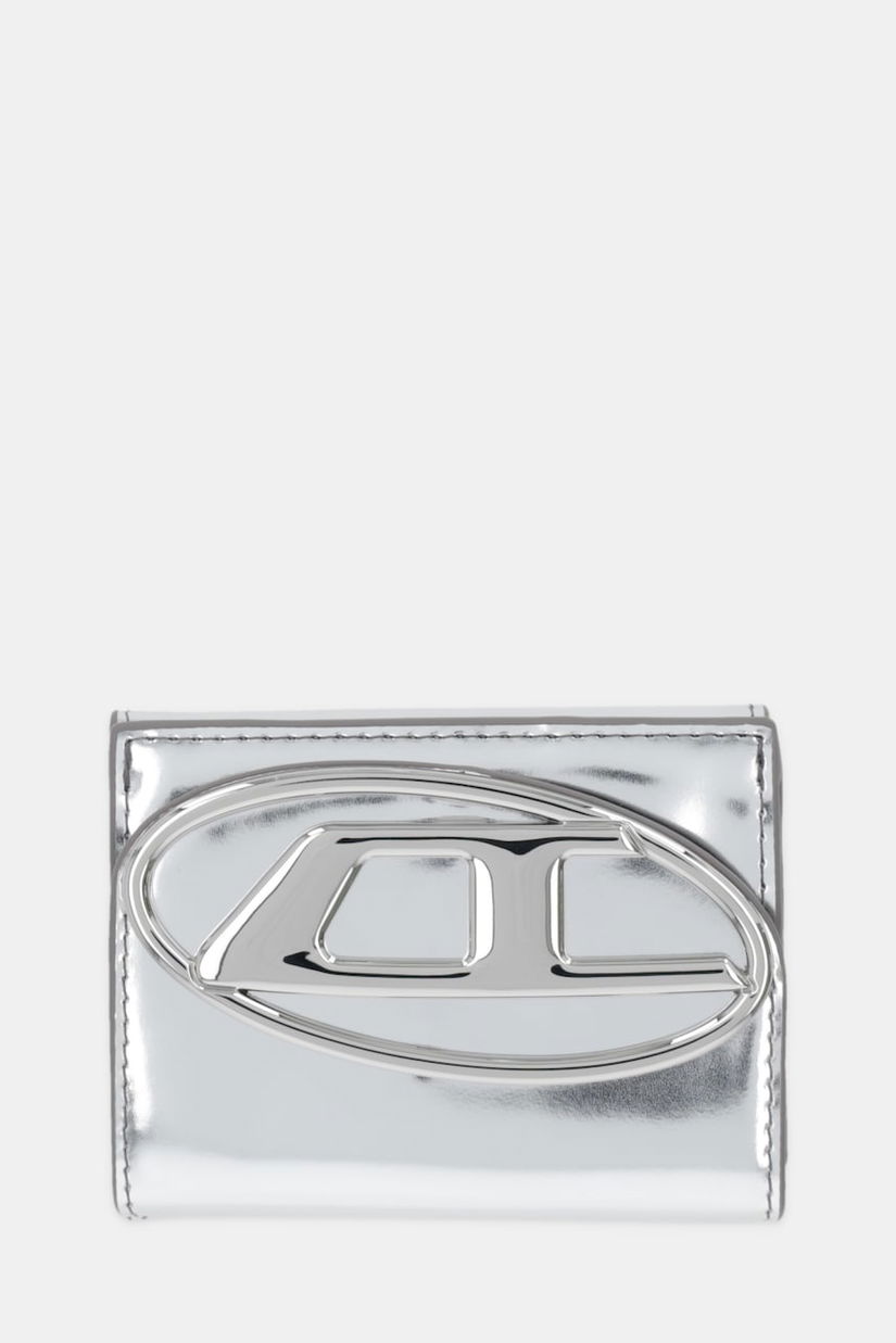 Diesel portofel de piele 1DR 1DR TRI FOLD COIN XS II culoarea argintiu, X09887.PS202