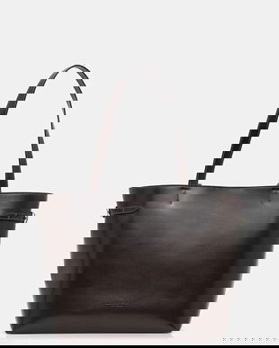 Marc O'Polo geantă de piele culoarea maro, 50912210301203