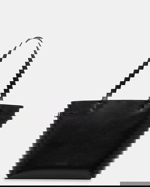 Marc O'Polo geantă de piele culoarea negru, 50912210301203