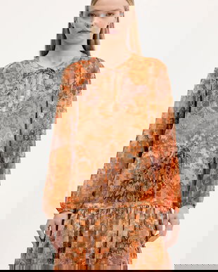 Desigual rochie BOHOSHORT culoarea portocaliu, mini, evazati, 25WWVW18