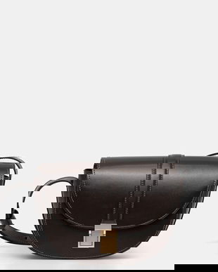 Marc O'Polo geantă de piele culoarea maro, 50912210702203