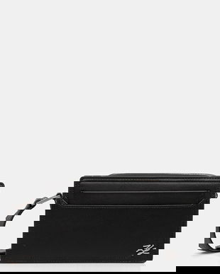 Karl Lagerfeld borsetă K/AUTOGRAPH culoarea negru, A4M30203