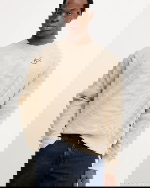 Alpha Industries hanorac de bumbac culoarea bej, cu imprimeu, 258300.627