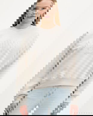 adidas bluză Cozy culoarea bej, cu imprimeu, KA9950