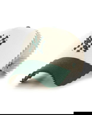 47 brand șapcă MLB New York Yankees culoarea bej, B-BPTOM17CNP-NTA