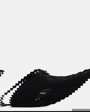 Desigual geantă TRAVELLING CANGAS culoarea negru, 25WAXY15