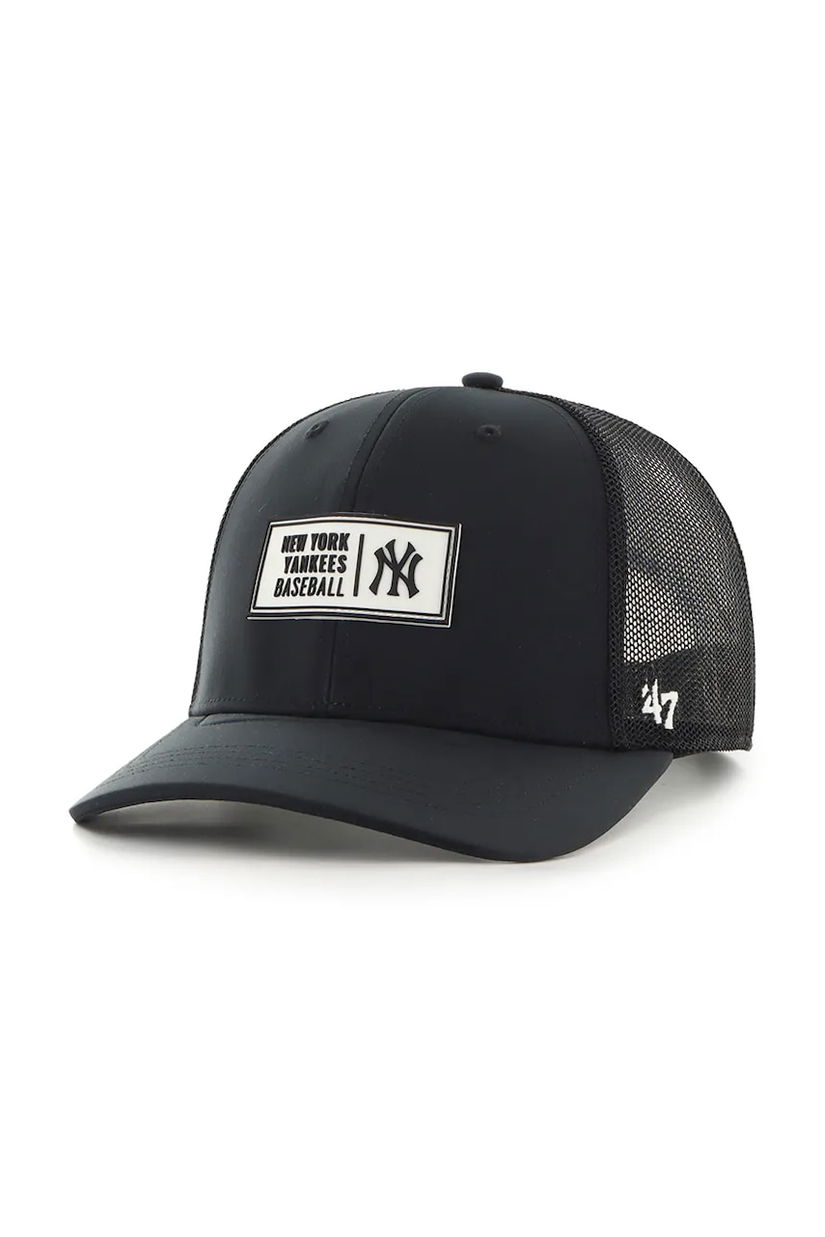 47 brand șapcă MLB New York Yankees culoarea negru, B-CYPHT17YEI-BK