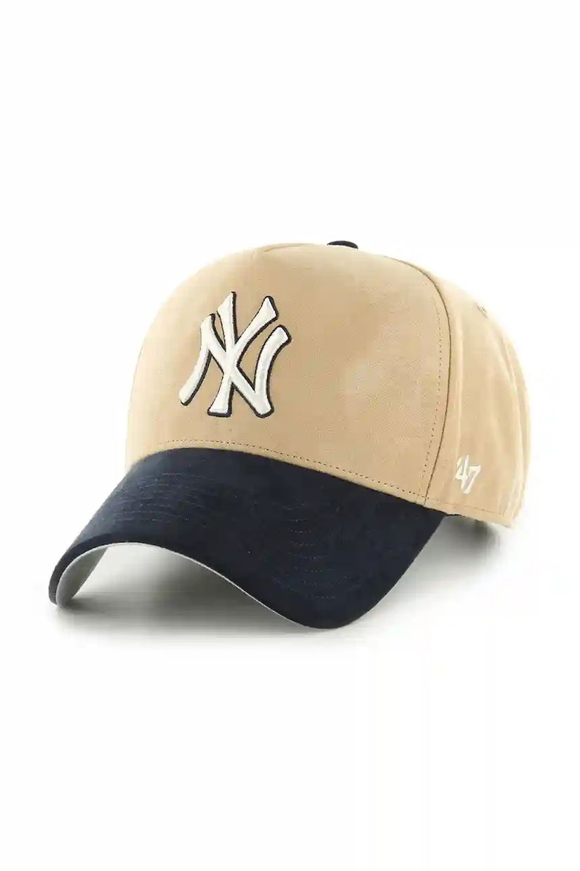 47 brand șapcă MLB New York Yankees culoarea verde, B-USMDT17USS-KH