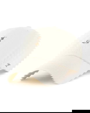 47 brand șapcă de baseball din bumbac Dog Base Runner Icon culoarea bej, XXD-BSRIC17GWS-NT