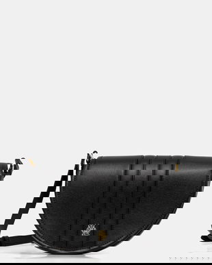 Bally geantă de piele culoarea negru, WAM04A