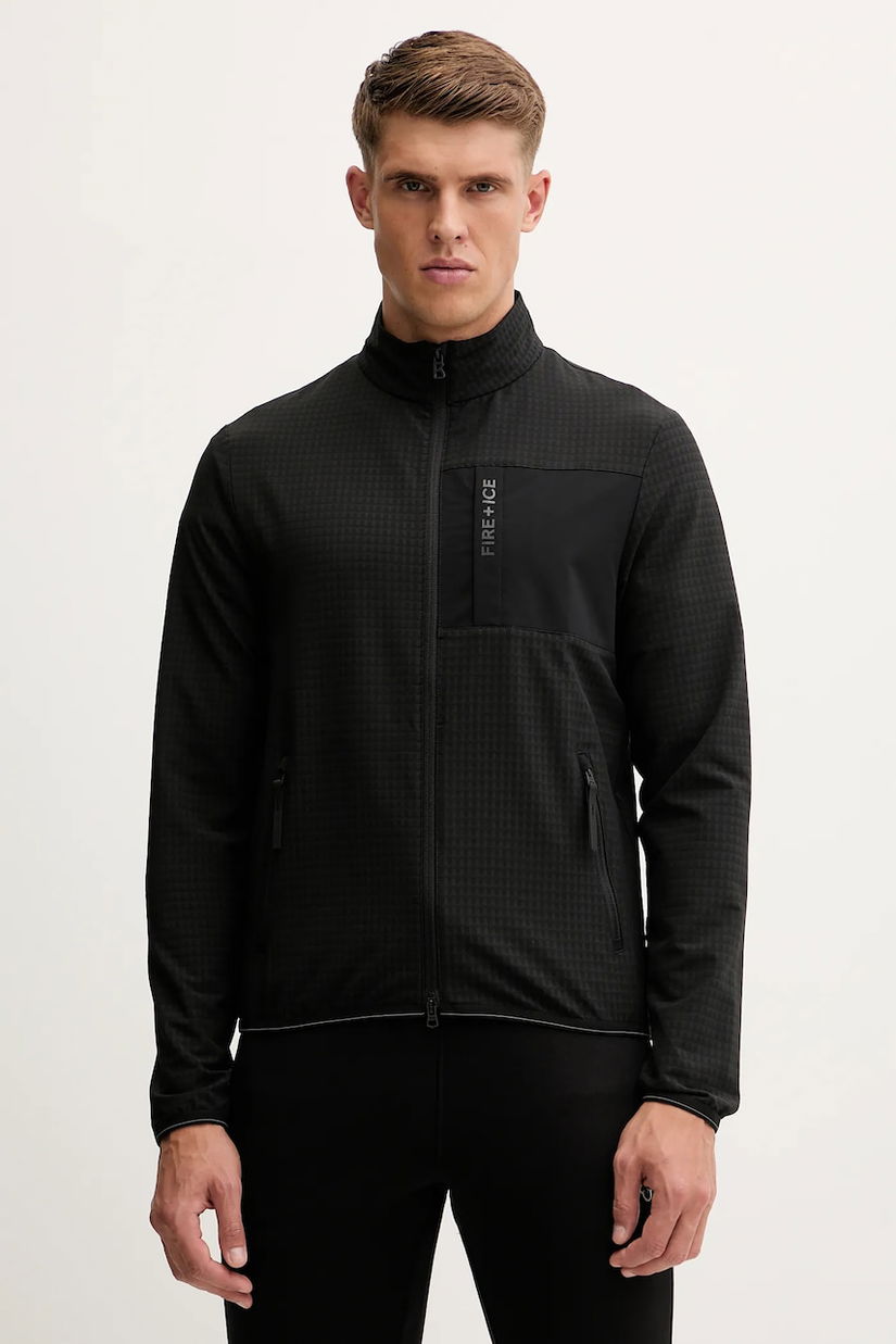 BOGNER Fire+Ice bluză ALRIC culoarea negru, cu imprimeu, 84108880