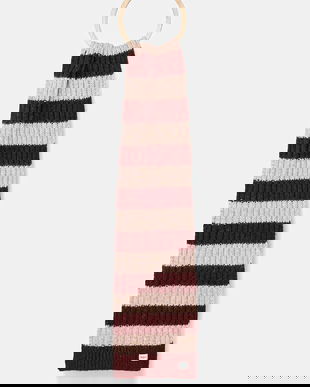 Pepe Jeans fular culoarea bordo, cu imprimeu, PL0600003