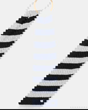 Pepe Jeans fular culoarea bleumarin, cu imprimeu, PL0600003