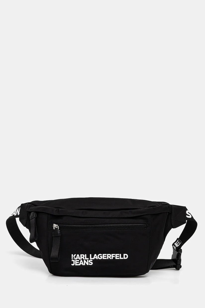 Karl Lagerfeld Jeans borsetă culoarea negru, A3M30295