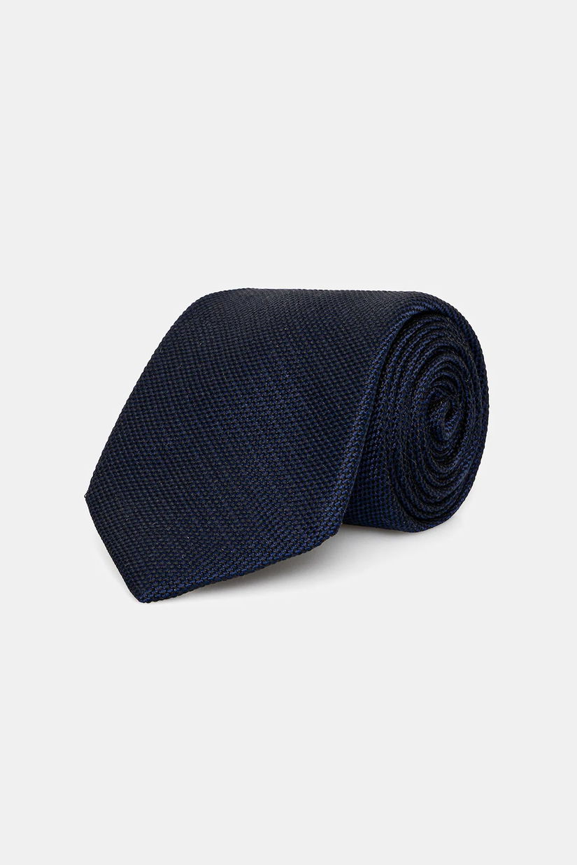 Michael Kors cravată de mătase culoarea bleumarin, MK0DT00192