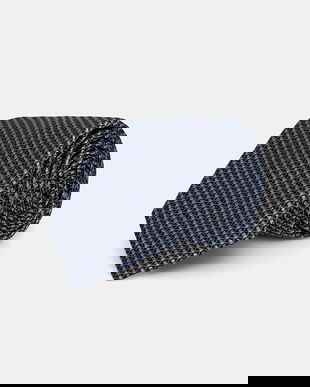 Michael Kors cravată de mătase culoarea bleumarin, MK0DT00183