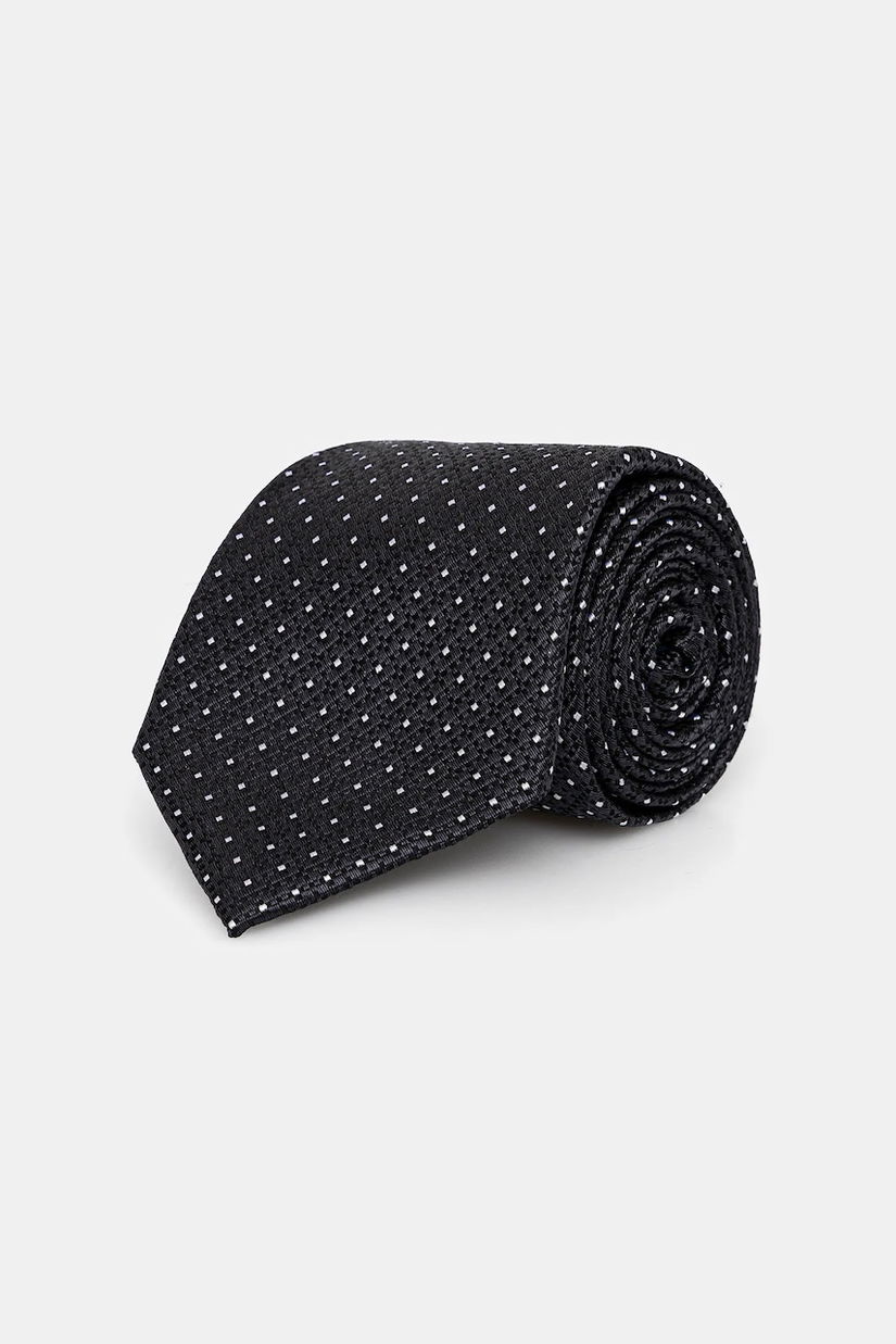 Michael Kors cravată de mătase culoarea gri, MK0DT00203
