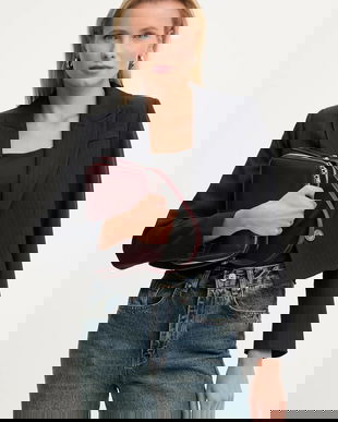 Answear.LAB sacou culoarea albastru marin, un singur rand de nasturi