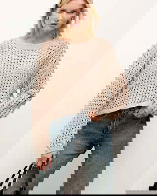 Answear.LAB pulover culoarea bej, light