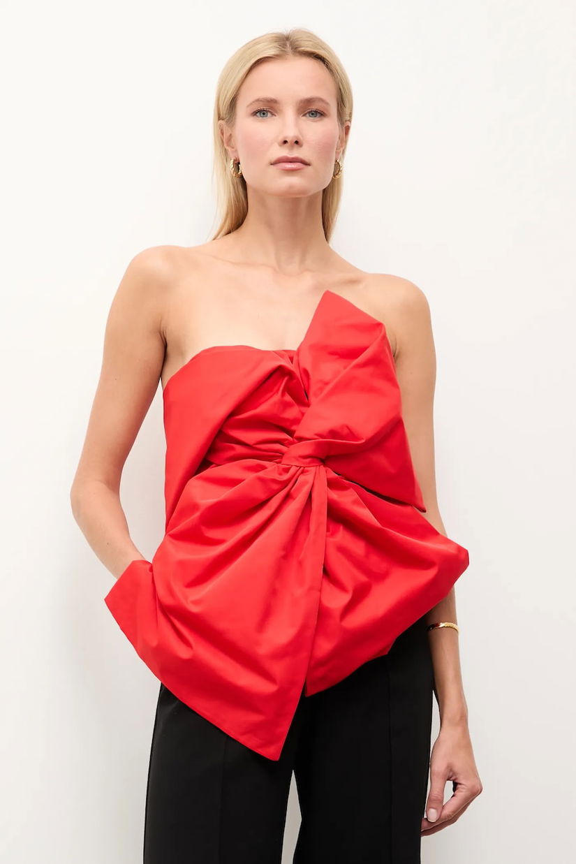 Answear.LAB bluza culoarea rosu, neted