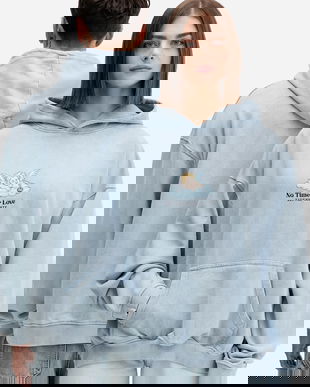 Kaotiko hanorac de bumbac cu glugă, cu imprimeu, AR014-02-G002