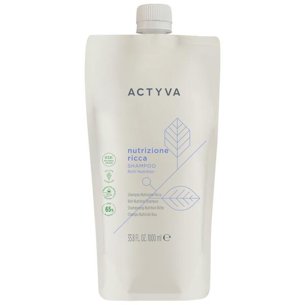 Sampon de Hidratare Intensa - Kemon Actyva Nutrizione Ricca Shampoo&nbsp;Pouch Bag, varianta 2025, 1000 ml