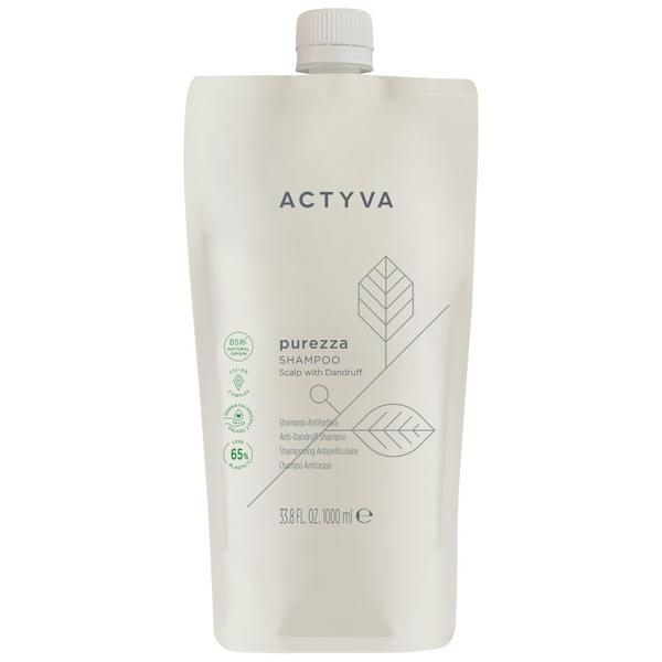 Sampon pentru Purificare Scalp - Kemon Actyva Purezza Shampoo Pouch Bag, varianta 2025, 1000 ml