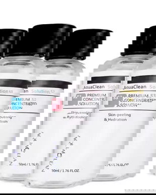 Set 3 Solutii Peeling Cosmetic pentru Hidrodermabraziune Concentrate AS1, SA2, AO3 Toate tipurile de piele, Piele Sensitive, Anti Acnee, 50ML buc
