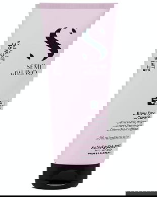 Crema pentru Styling - Alfaparf Milano Semi di Lino Style & Care Blow Dry Cream, 200 ml