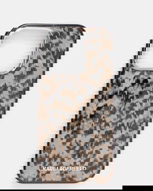 Karl Lagerfeld husă pentru telefon iPhone 16 Pro culoarea maro, KLHMP16LHDLEOICW