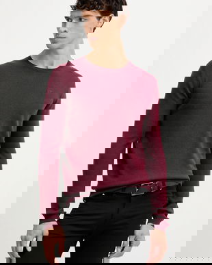 Karl Lagerfeld pulover de lână culoarea bordo, light, 554399.655000