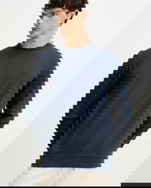 Barbour bluză LAMBETH culoarea bleumarin, cu imprimeu, MOL0712