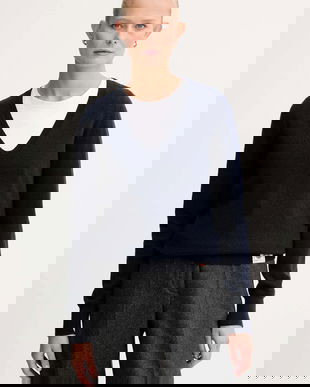 Bally pulover de cașmir culoarea bleumarin, light, WKN0AO