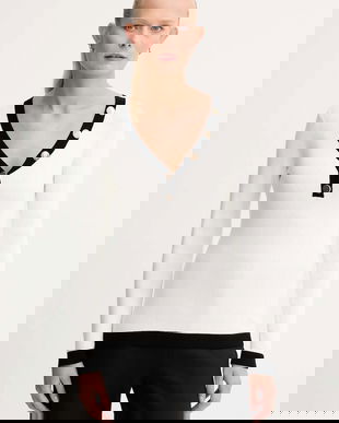 Morgan pulover culoarea alb, light, MBANBIA