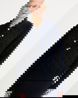 Bally pulover de lână culoarea bleumarin, călduros, WKN0BG