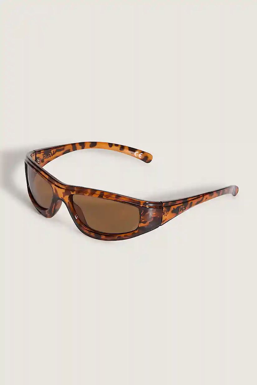 Vans ochelari de soare culoarea maro, VN000GMZ1RE1