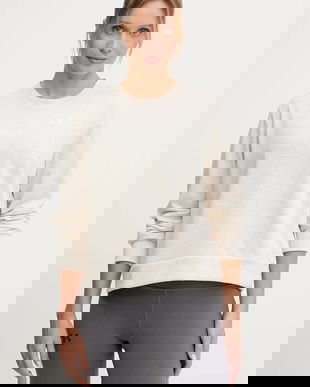 Under Armour bluză Rival Terry culoarea violet, cu imprimeu, 1389659