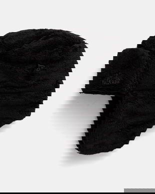 The North Face caciula Osito Trapper culoarea negru, din tricot gros, NF0A88R2JK31