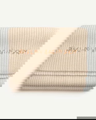 Ruslan Baginskiy eșarfă de lână culoarea bej, cu imprimeu, SKR036-MW-FL-CD24