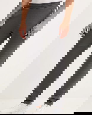 Puma pantaloni de trening culoarea gri, cu imprimeu, 684601