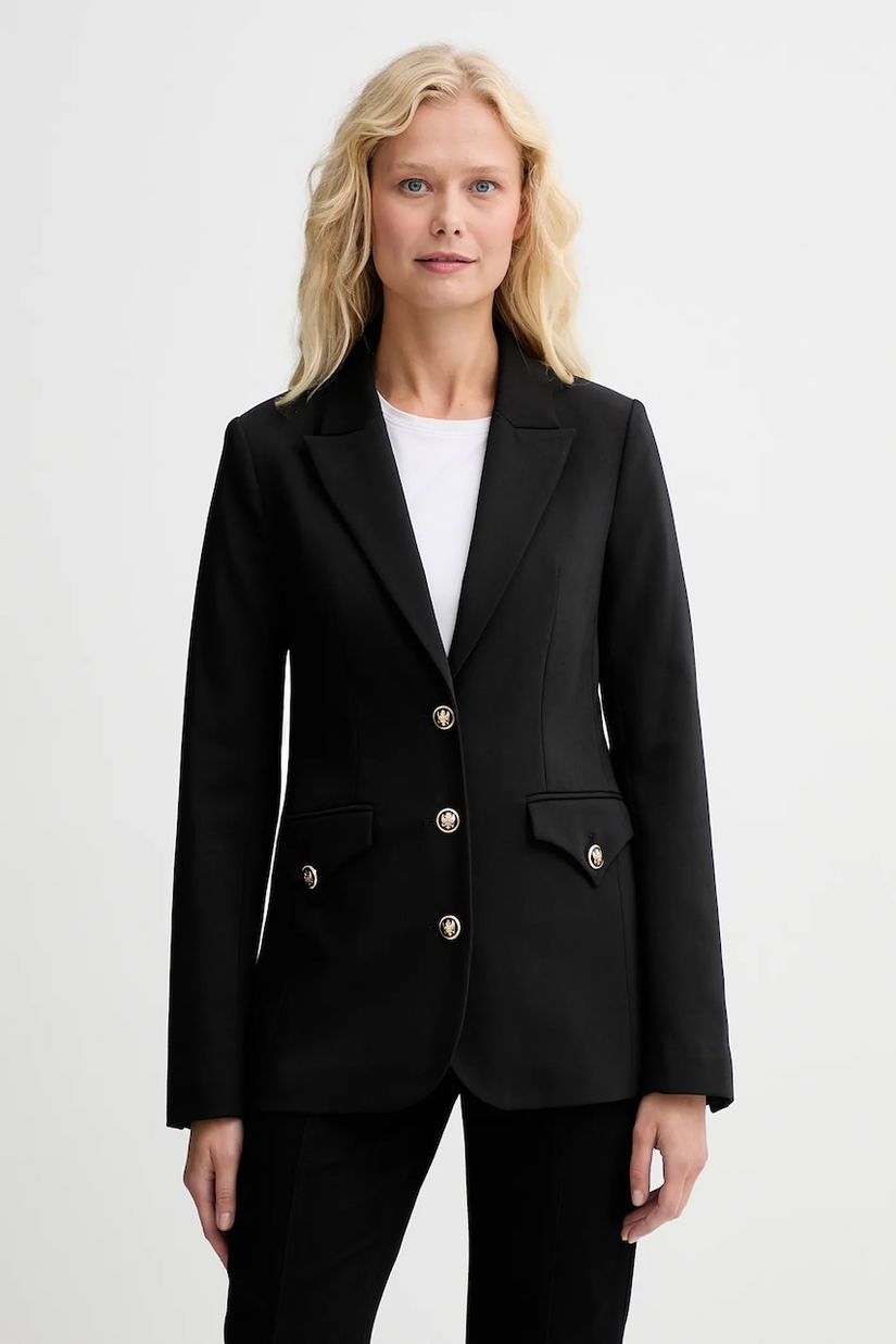 Morgan sacou culoarea negru, un singur rand de nasturi, uni, VADOR.F