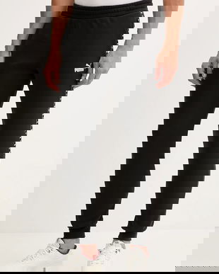 Puma pantaloni de trening culoarea negru, cu imprimeu, 684679