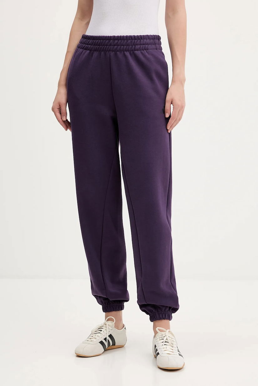 adidas pantaloni de trening Future Icons culoarea violet, cu imprimeu, JX0445