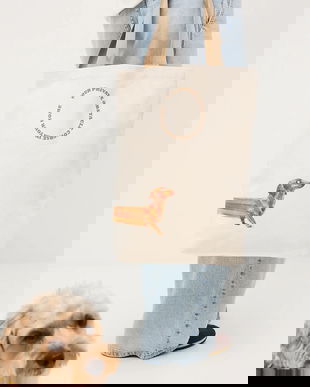 Medicine geanta de bumbac culoarea bej