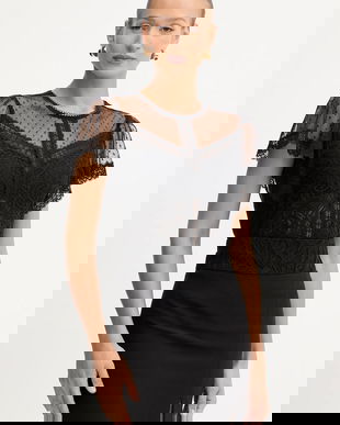 Morgan bluză culoarea negru, uni, DASHKA