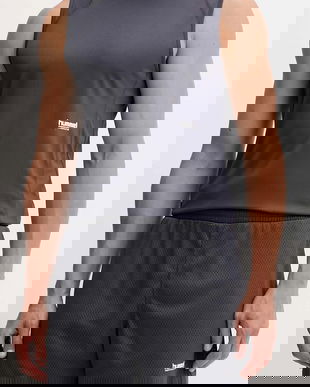 Hummel pantaloni scurți sport culoarea gri, 230359