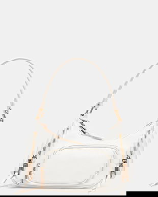 Aldo poșetă culoarea alb, PPIPERR.100