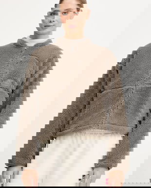 The North Face hanorac fleece TNF Extreme Pile culoarea maro, uni, NF0A88ZBBOW1