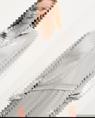 adidas bluză Stadium culoarea gri, cu imprimeu, KA6251